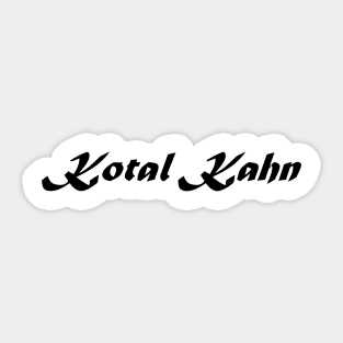 KOTAL KAHN Sticker